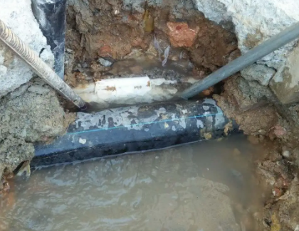 大洼测漏水之水管漏水